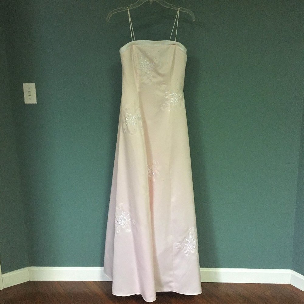 Blondie Nites Blush Pink Prom Dress